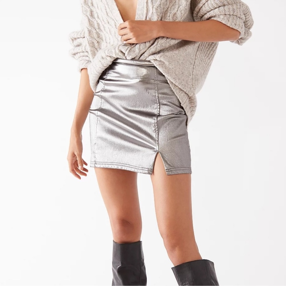 Free people metallic skirt